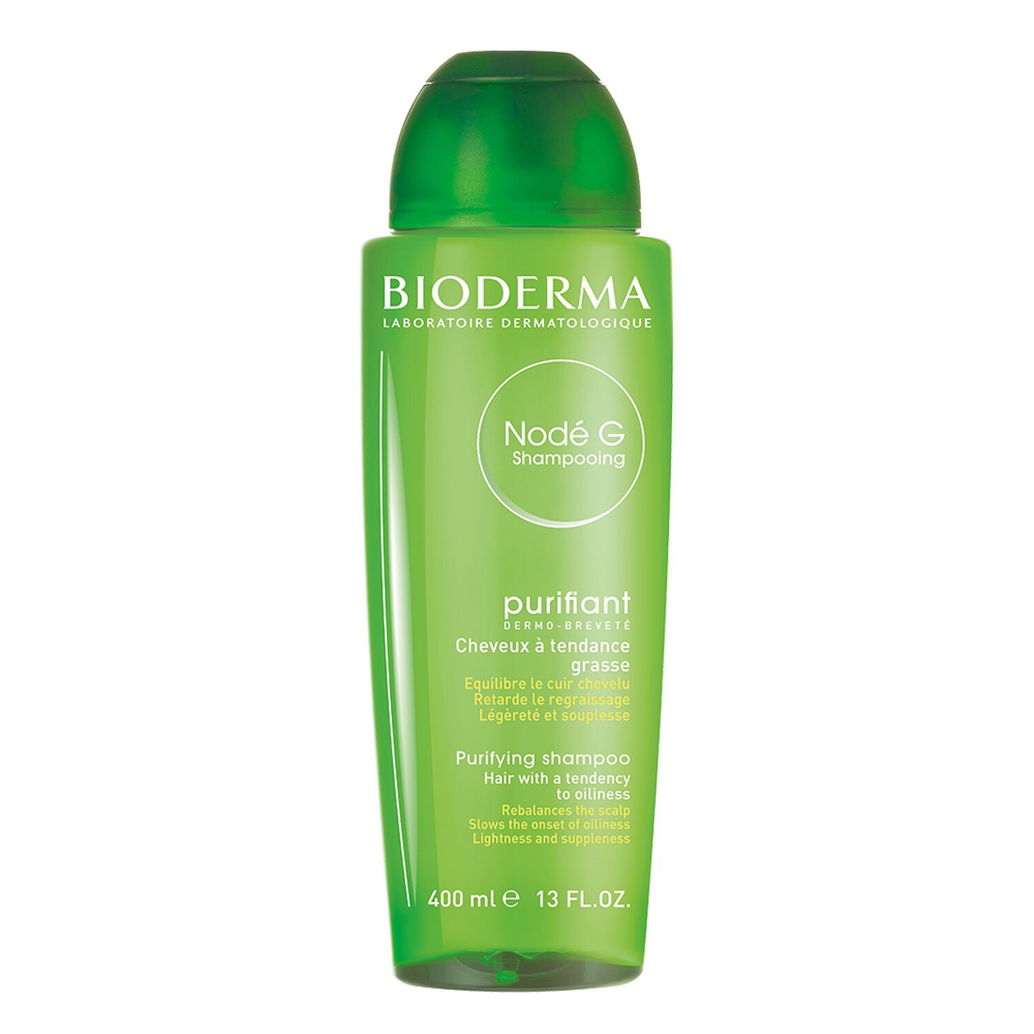 Bioderma Nodé G Shampooing Purifiant Légèreté & souplesse - Cheveux à Tendance Grasse 400 ml