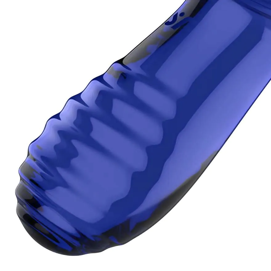 Satisfyer Masażer Dobbelt Krystal Lyseblå