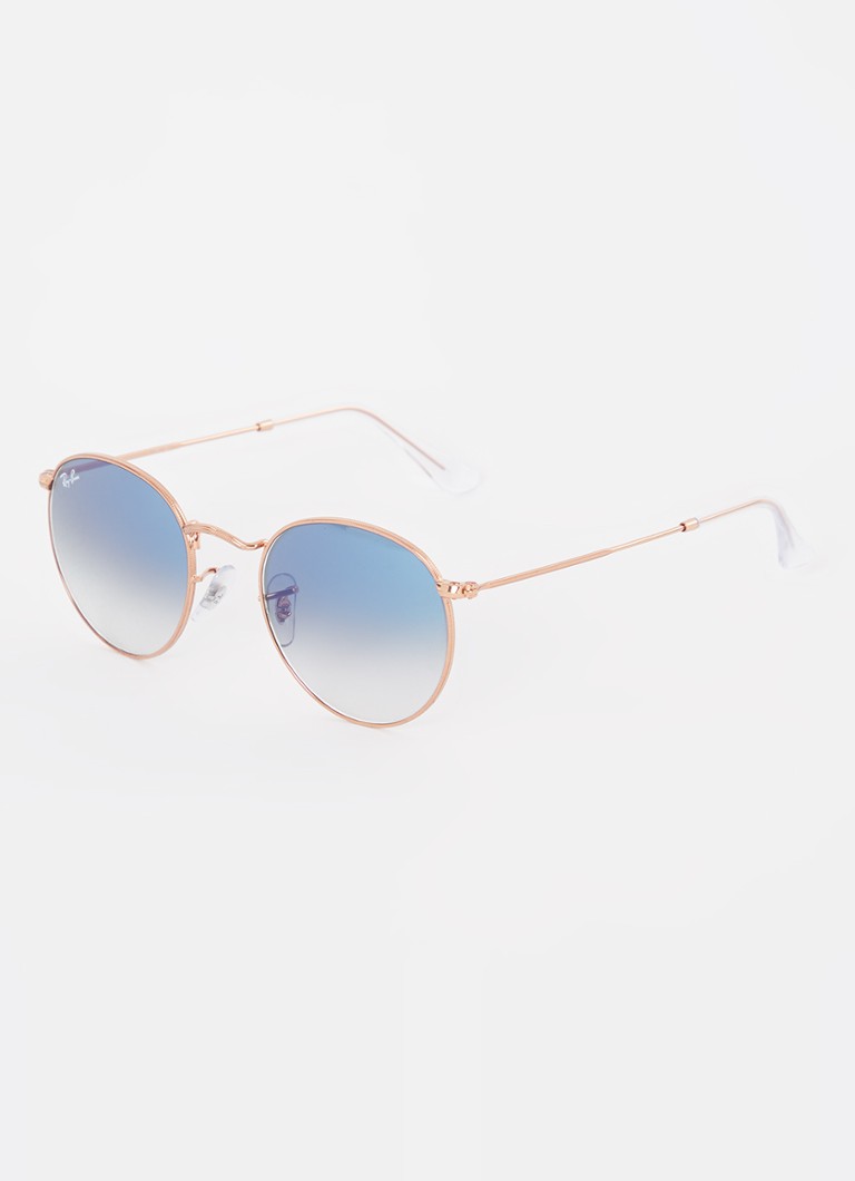 Lunettes de soleil rondes en métal Ray-Ban RB3447