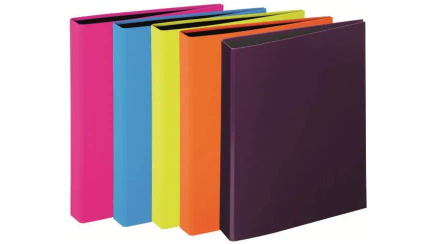 PAGNA Ringbuch A4 2 Ringe Trendfarben sortiert