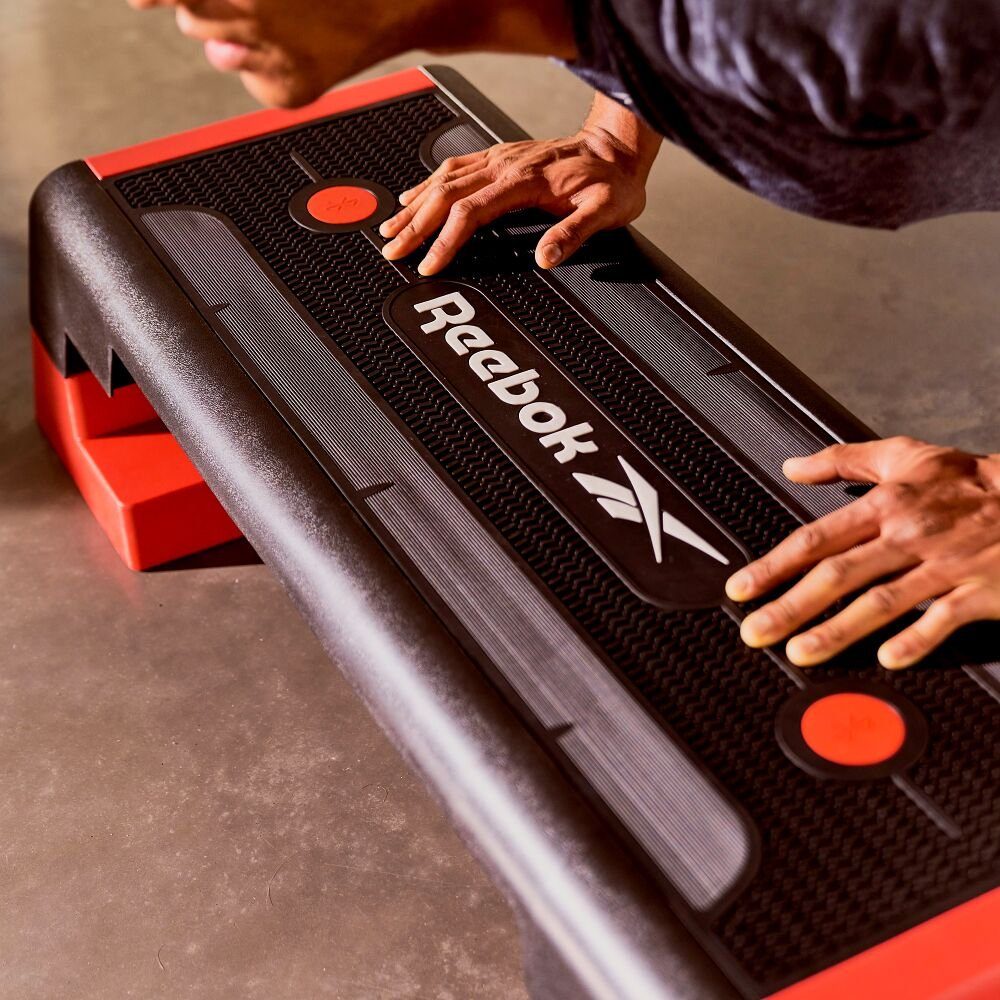 Reebok Stepper Aerobic-Stepper Bluetooth-Schrittzähler, Für Fitness-Studios, Vereinssport und Co