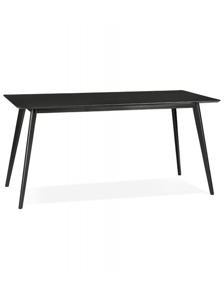 KADIMA DESIGN Designer Esstisch Barista | Moderner Schreibtisch für Büro in Schwarz günstig kaufen 180 x 90 x 75 cm