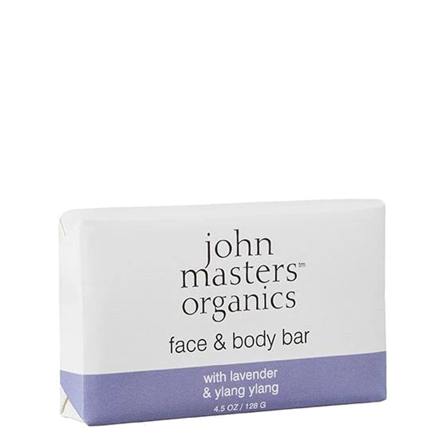 John Masters Organics Savon Lavande, Rose, Géranium & Ylang-Ylang 128 g
