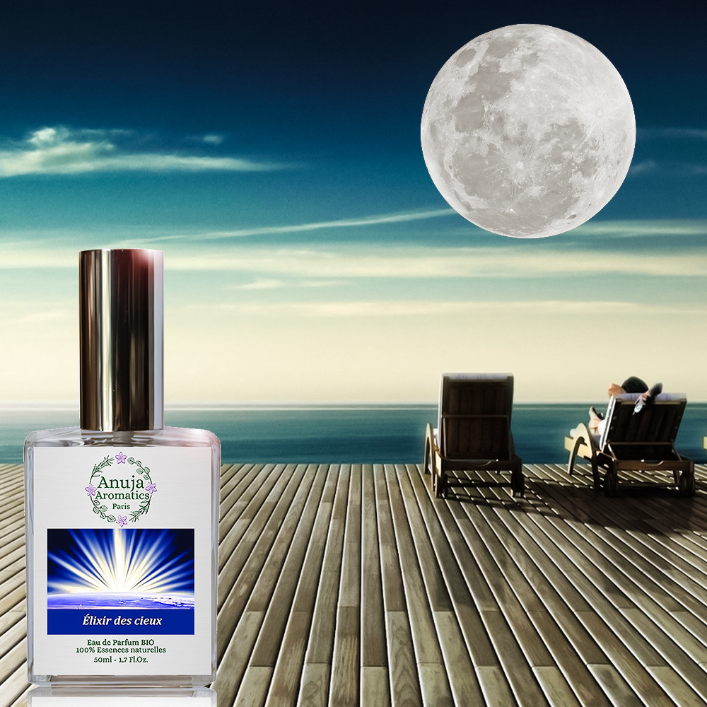 anuja aromatics Élixir des Cieux Eau de Parfum Bio aux Essences 100 % Naturelles