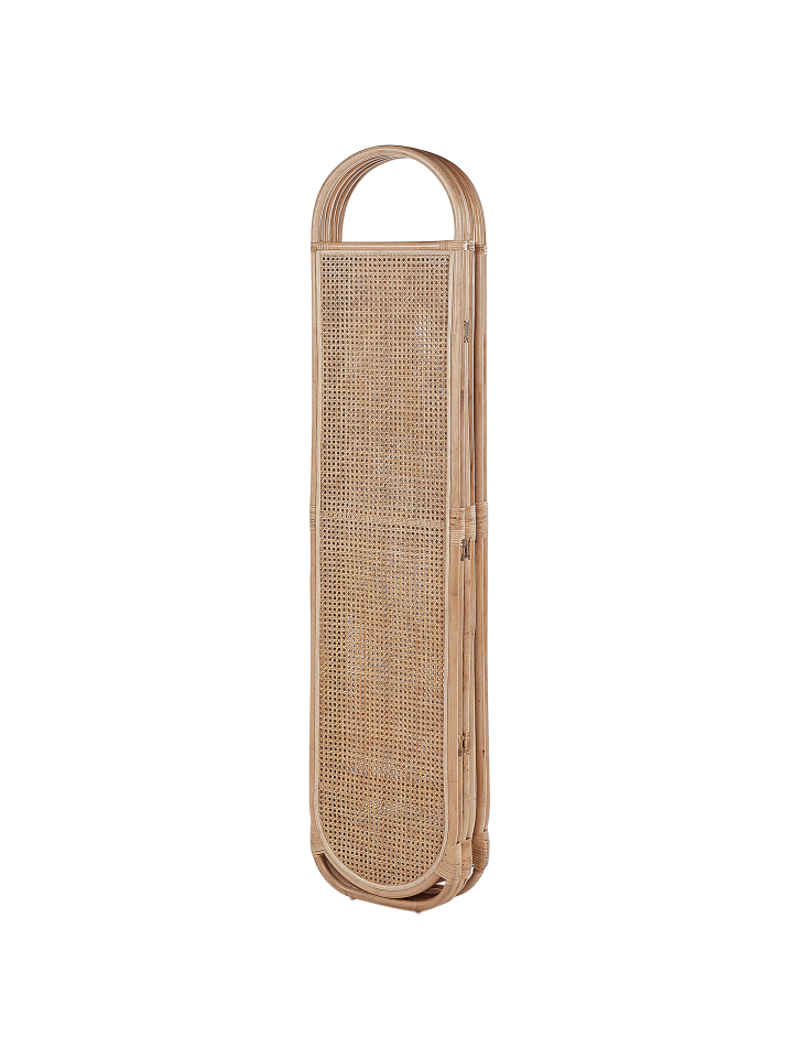 Beliani Paravent CORTONA in /Heller Holzfarbton - (W) 118 x (H) 180 x (L) 3 cm günstig kaufen onesize