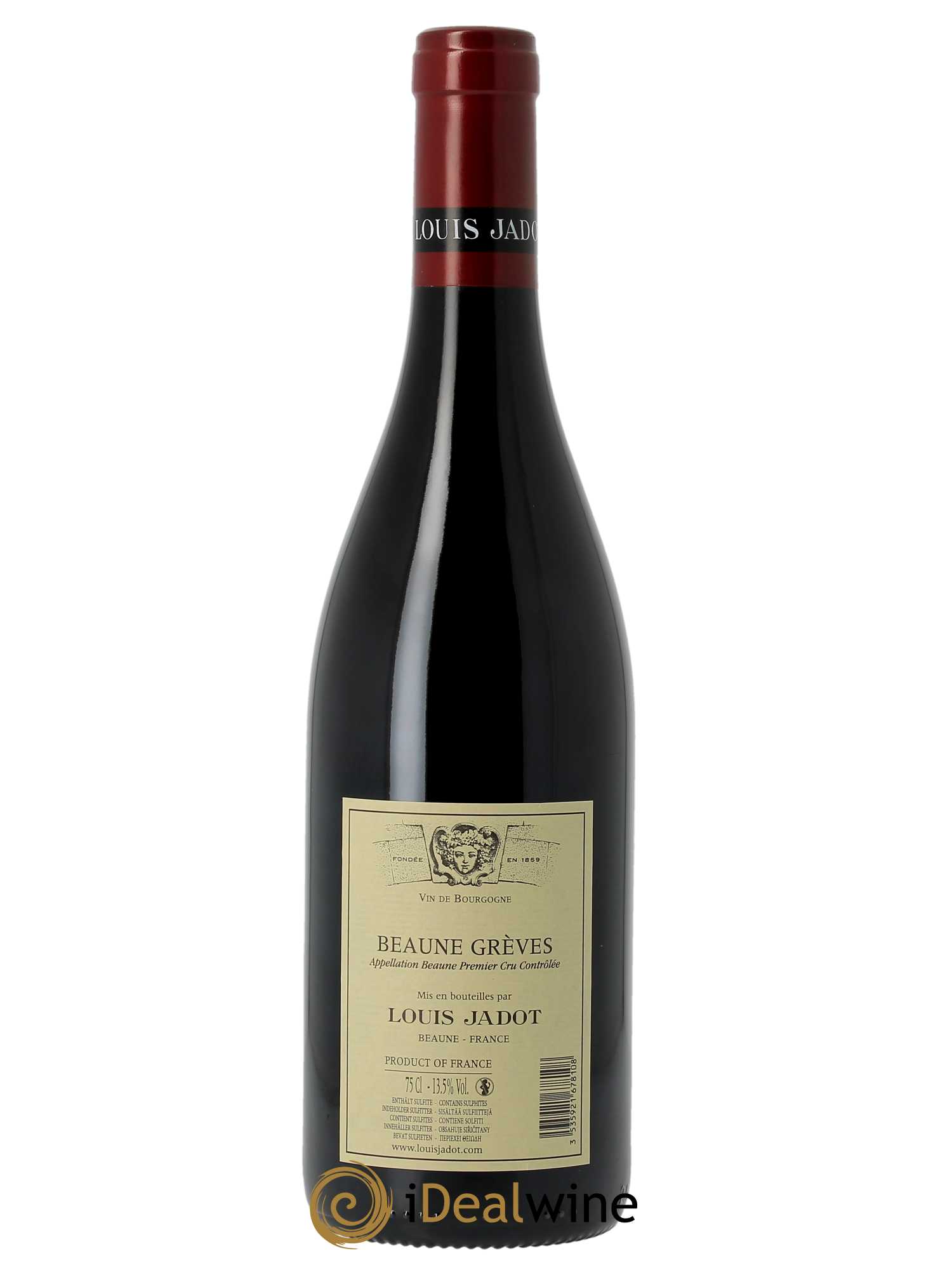 Beaune 1er Cru Grèves Domaine Louis Jadot  2021 - Lot de 1 Bouteille