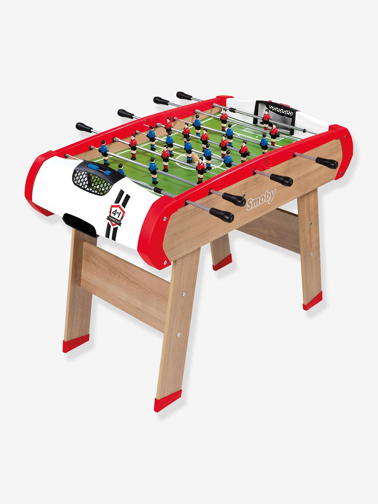 Smoby 4-in-1-Tischkicker POWERPLAY SMOBY - braun