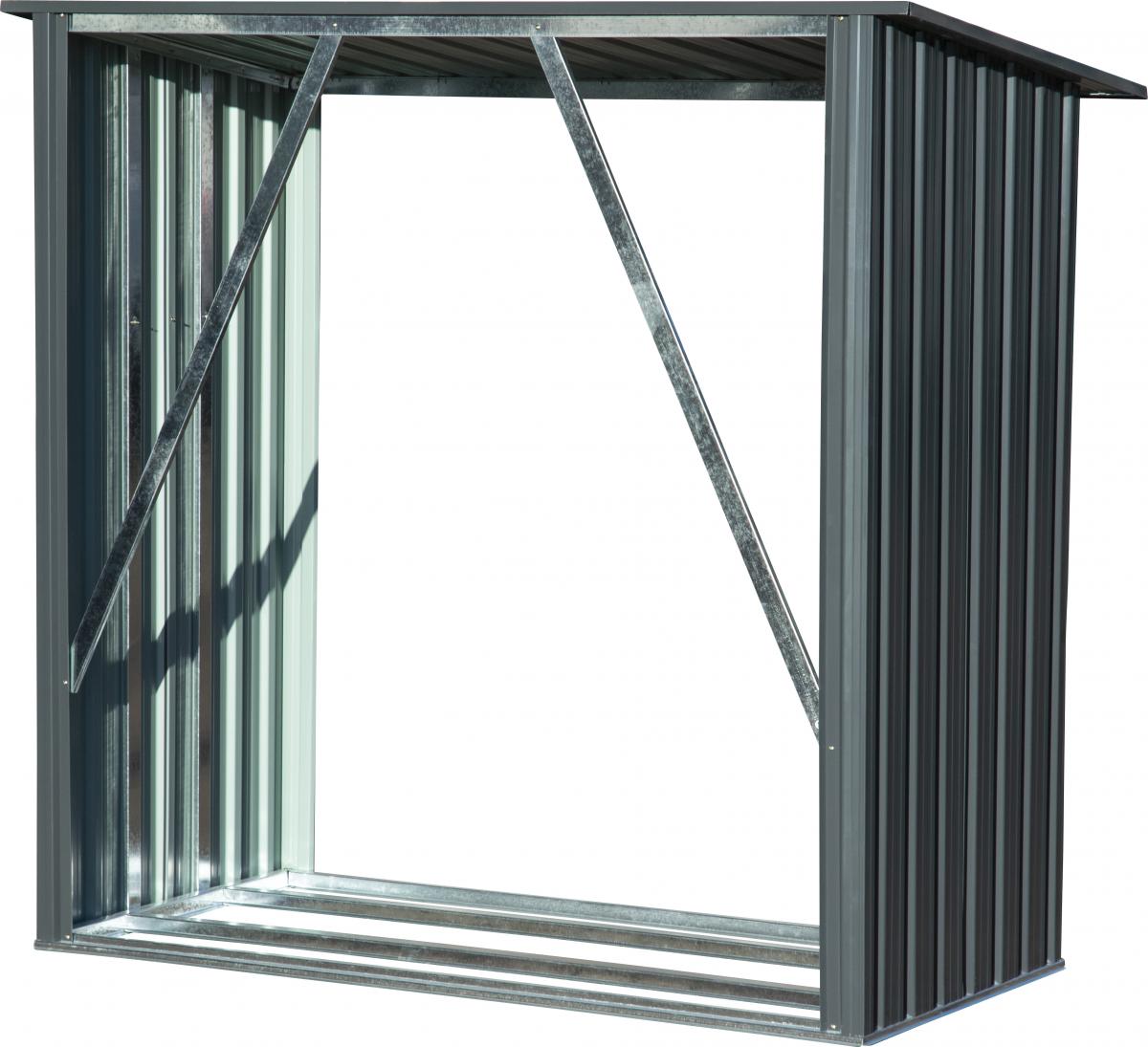 dobar Großes Kaminholzregal Madera aus Metall