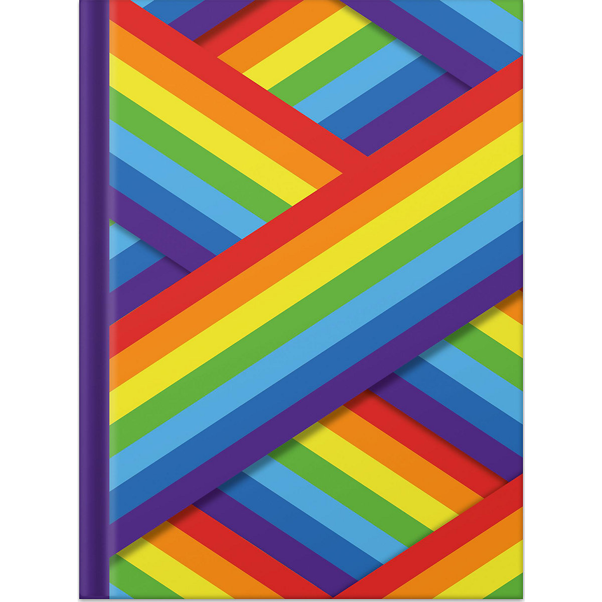 Notizbuch Colorful Life, A4, blanko, 192 Seiten
