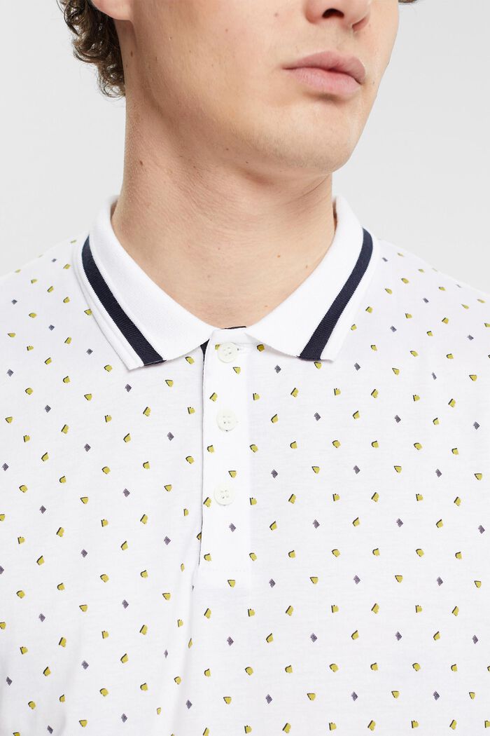 Poloshirt mit Allover-Muster
