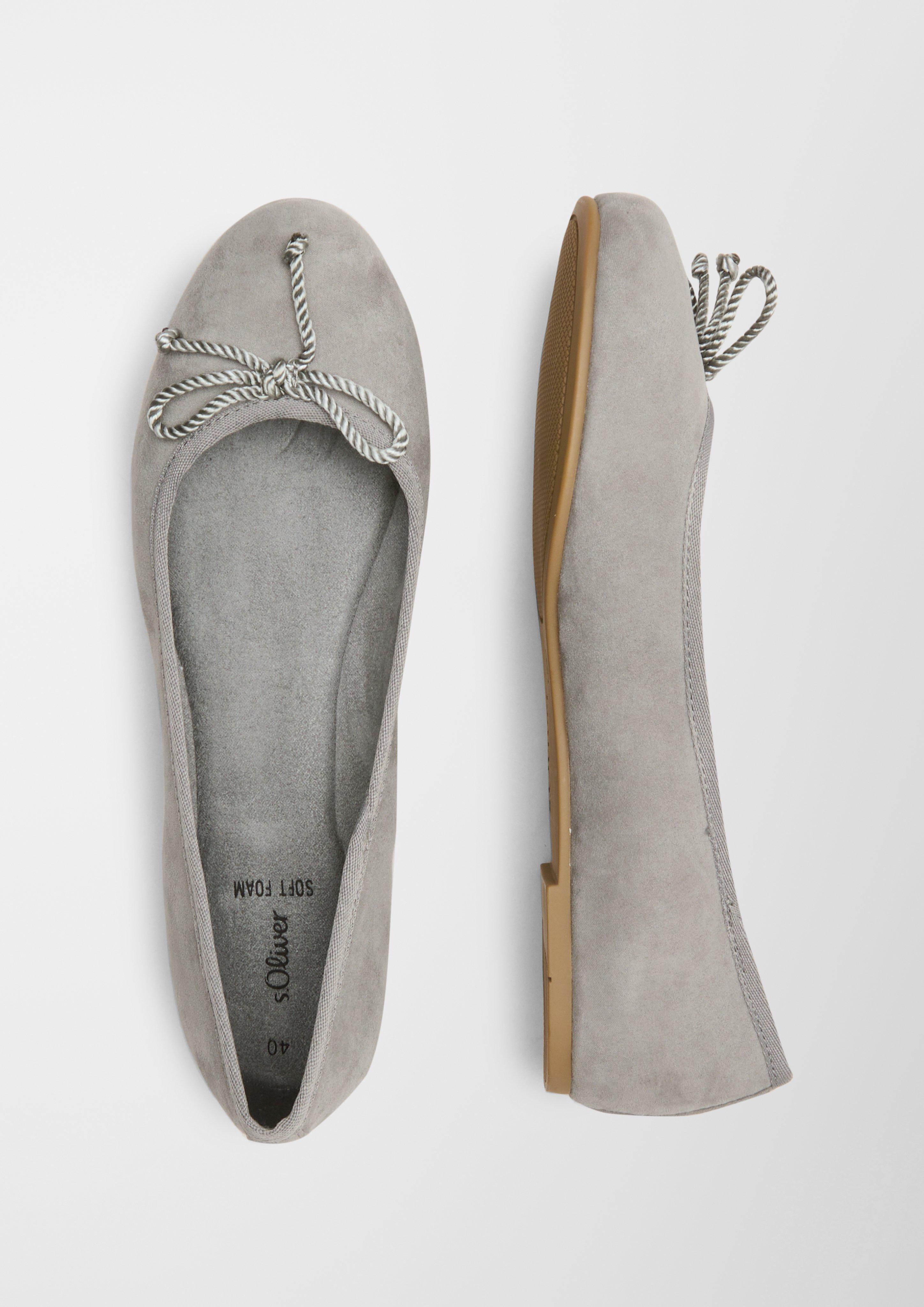 Ballerinas aus Lederimitat  6007387-200