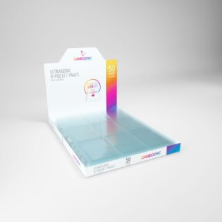 Gamegenic - Ultrasonic 9-Pocket Toploading Pages Clear (50)