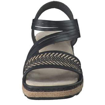 Rieker Sandale in schwarz