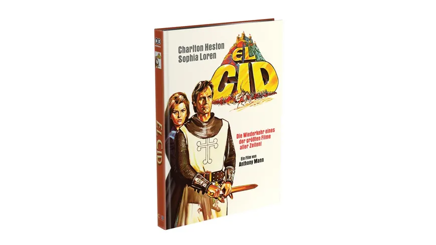 EL CID - 2-Disc Mediabook - Cover A - Limited 500 Edition - Uncut  (Blu-ray + DVD)