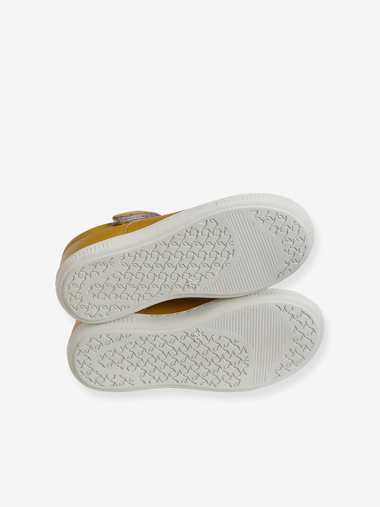 Babies cuir fille collection maternelle jaune moutarde