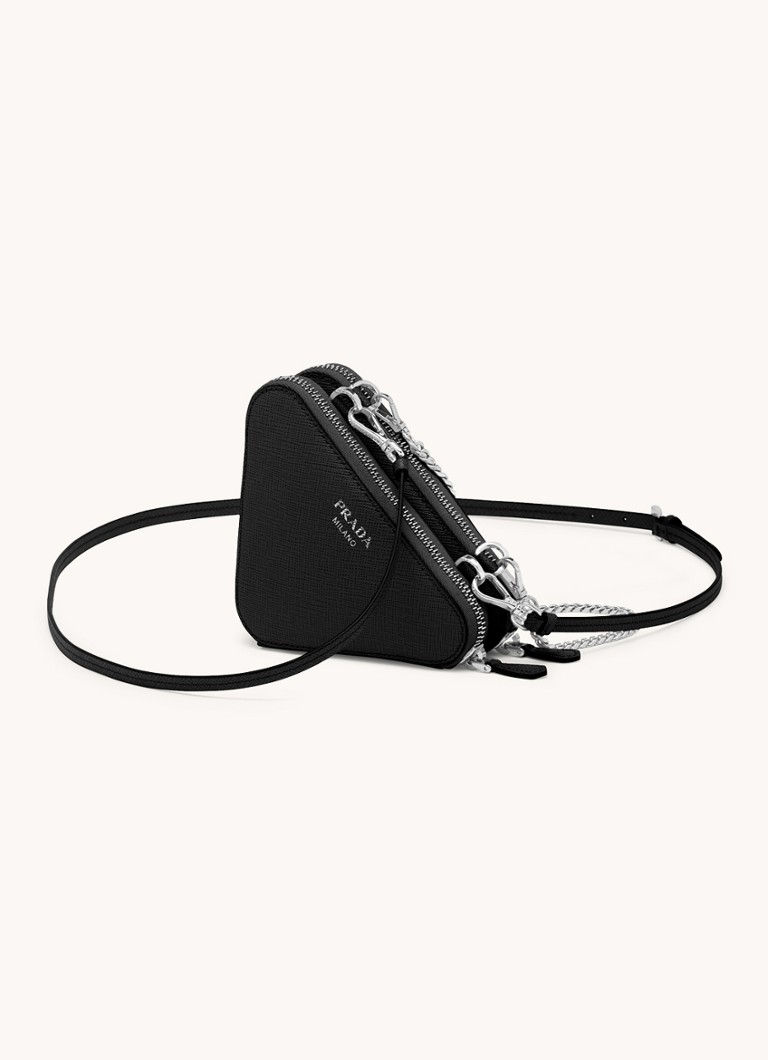 Bolsa transversal Prada Mini em couro