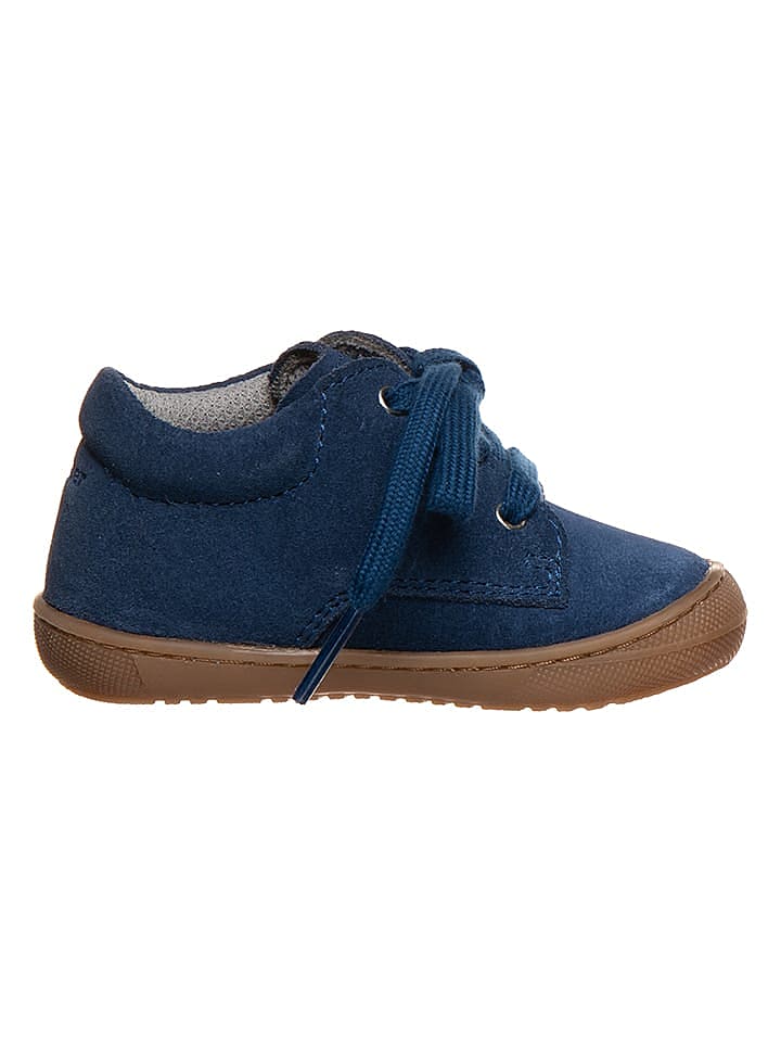 Richter Shoes Leder-Sneakers in Dunkelblau günstig kaufen 23
