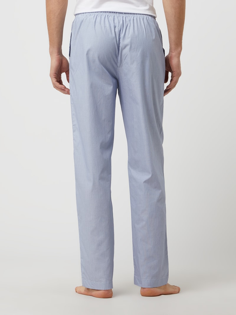 Pyjama-Hose aus Baumwolle in blau