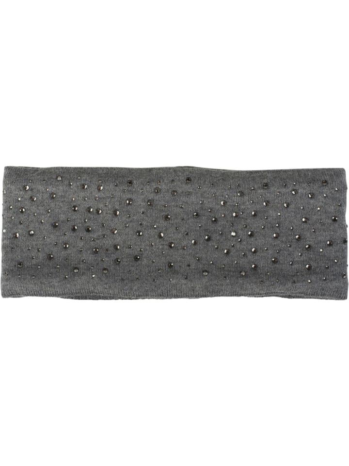 styleBREAKER Feinstrick Stirnband in Grau günstig kaufen onesize