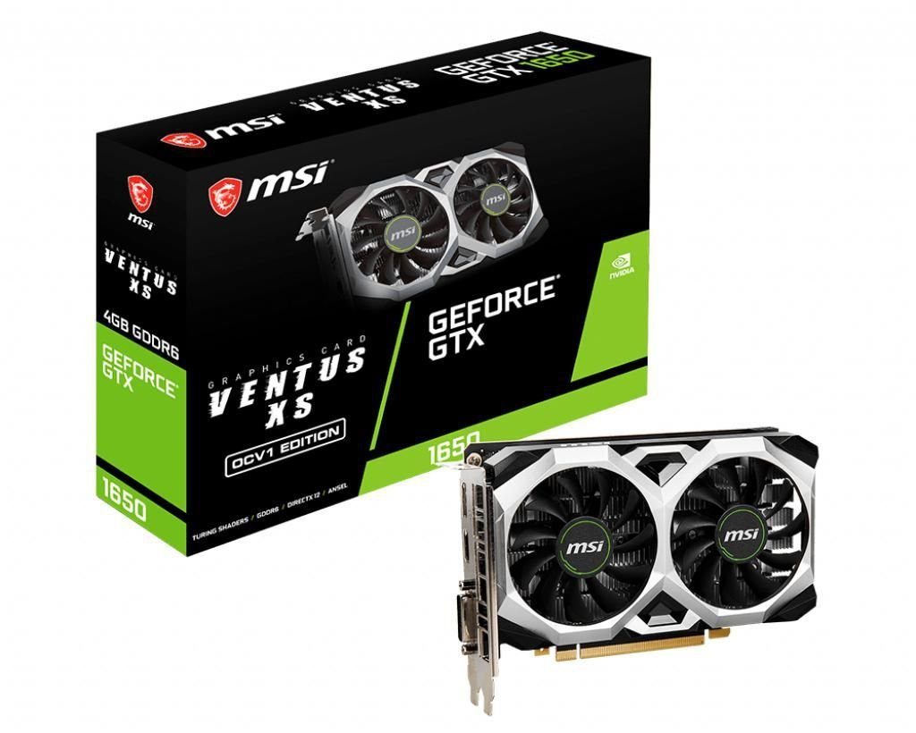 MSI MSI GeForce GTX 1650 D6 VENTUS XS OCV1 4GB Grafikkarte