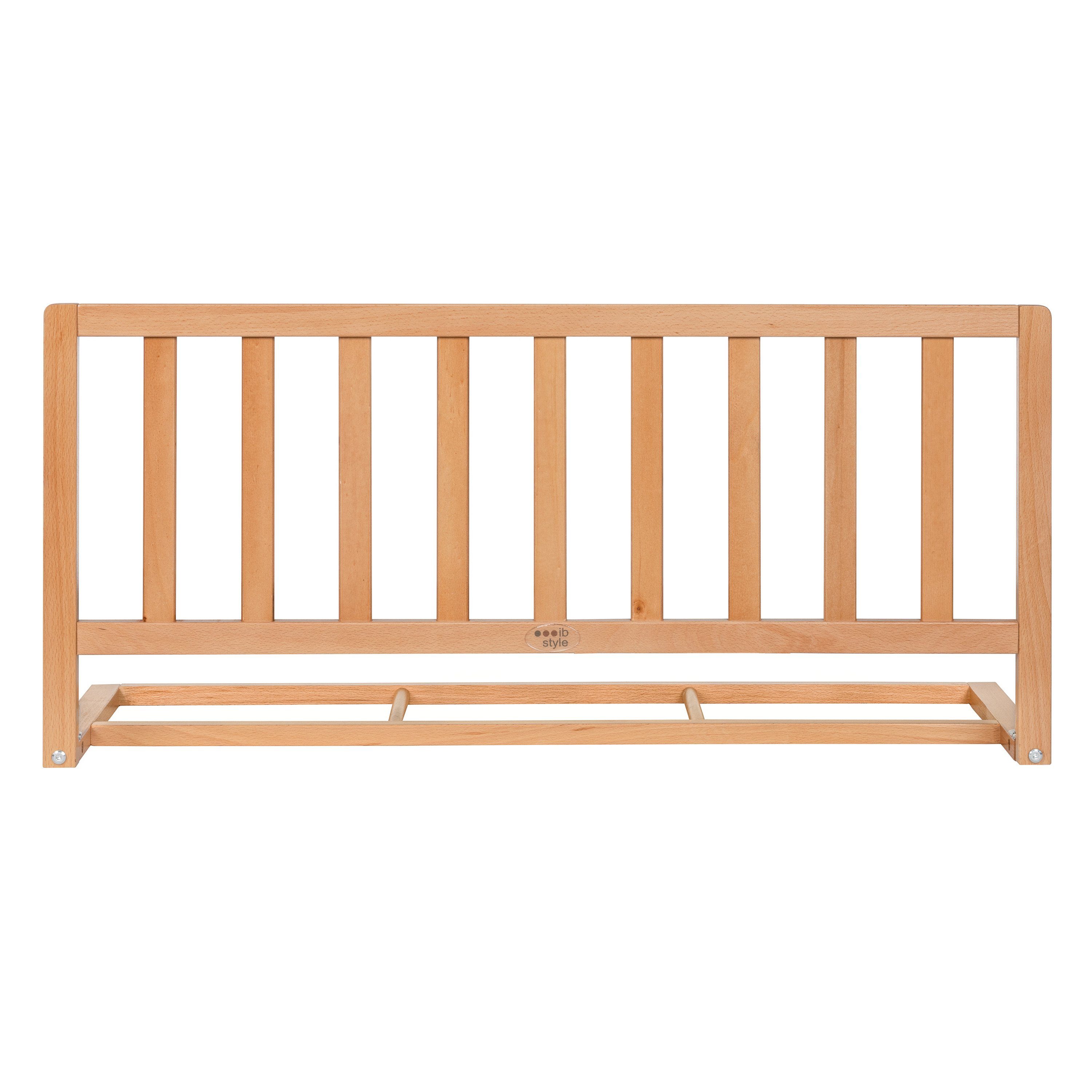 ib style Bettschutzgitter Bettgitter Tamo 90cm natur, Bettschutzgitter - Rausfallschutz - Holzgitter