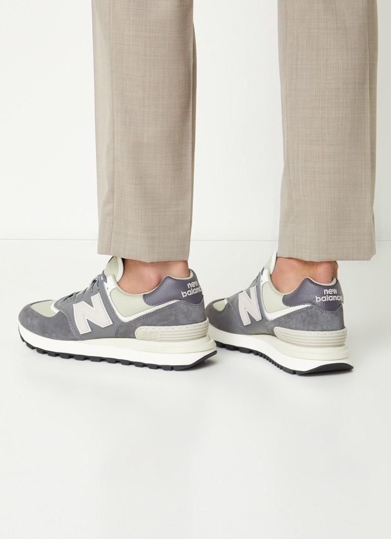 Αθλητικά παπούτσια New Balance 574 με λεπτομέρειες από πλέγμα