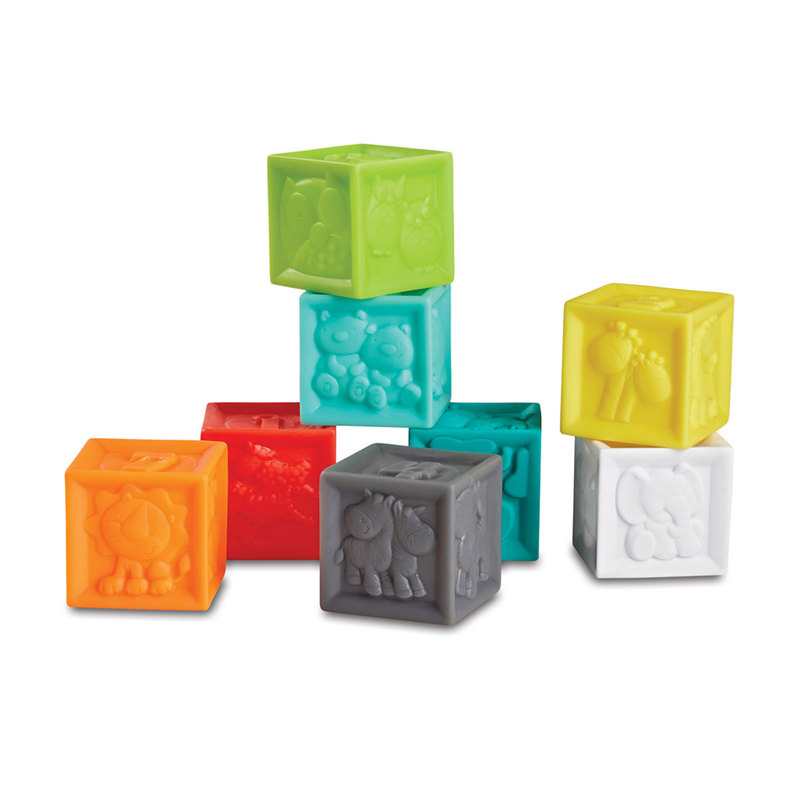 Set sensoriel 20 pièces balles, cubes et animaux Infantino