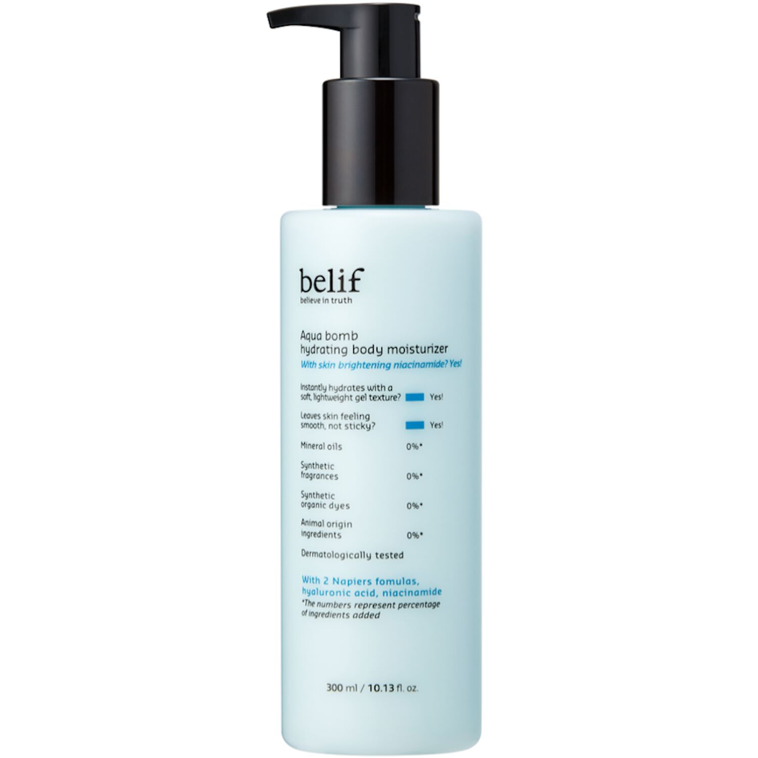 Belif Aqua Bomb Hydrating Body Moisturizer Crème Corps Hydratante