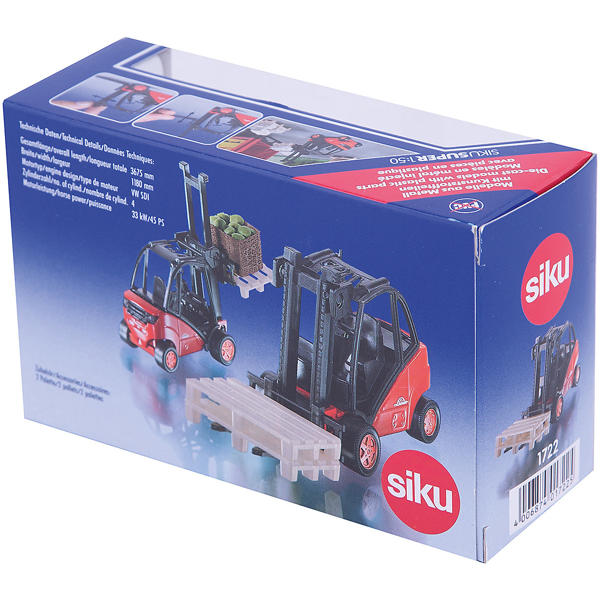 SIKU 1722 Gabelstapler  1:50