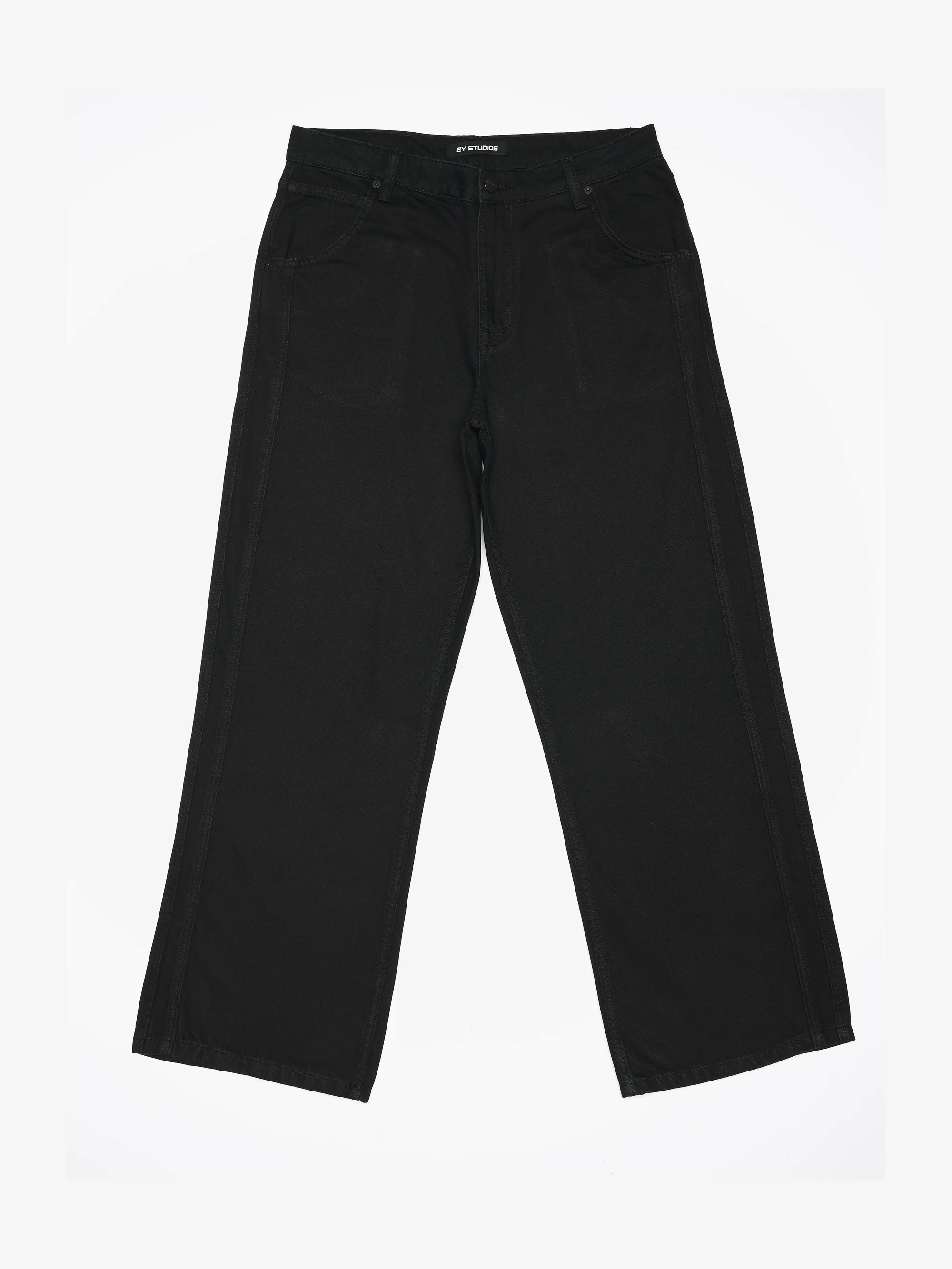 2Y Studios DARA WIDE HEM BAGGY - Vaqueros holgados