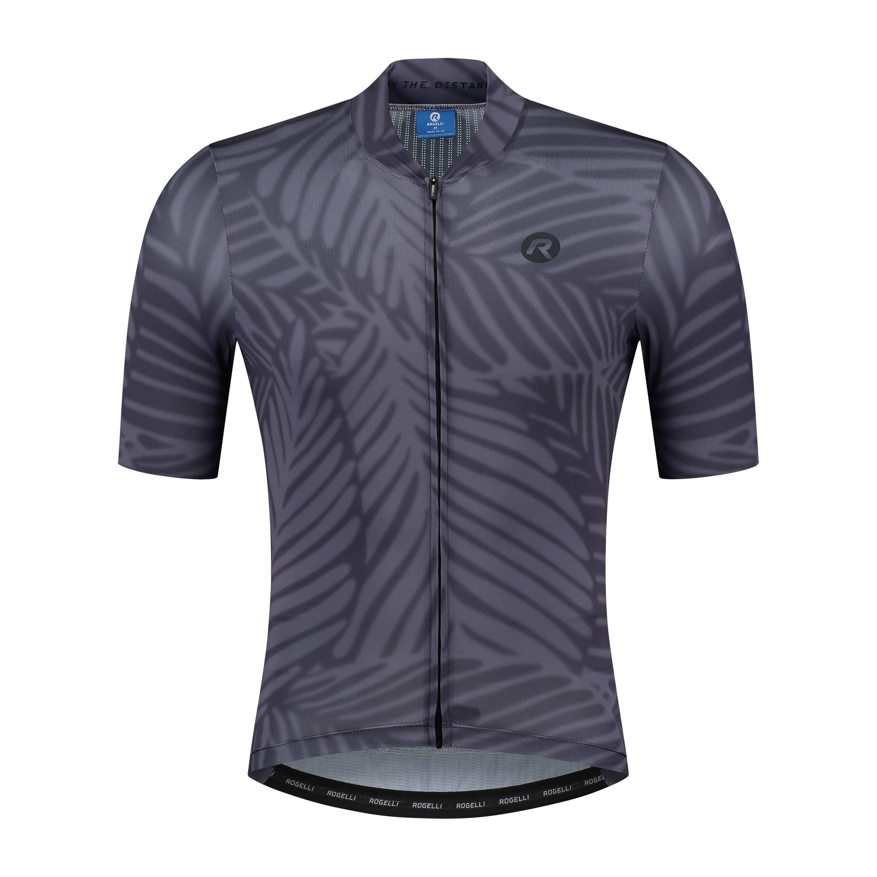 Rogelli Jungle Grau Herren Radtrikot Kurzarm