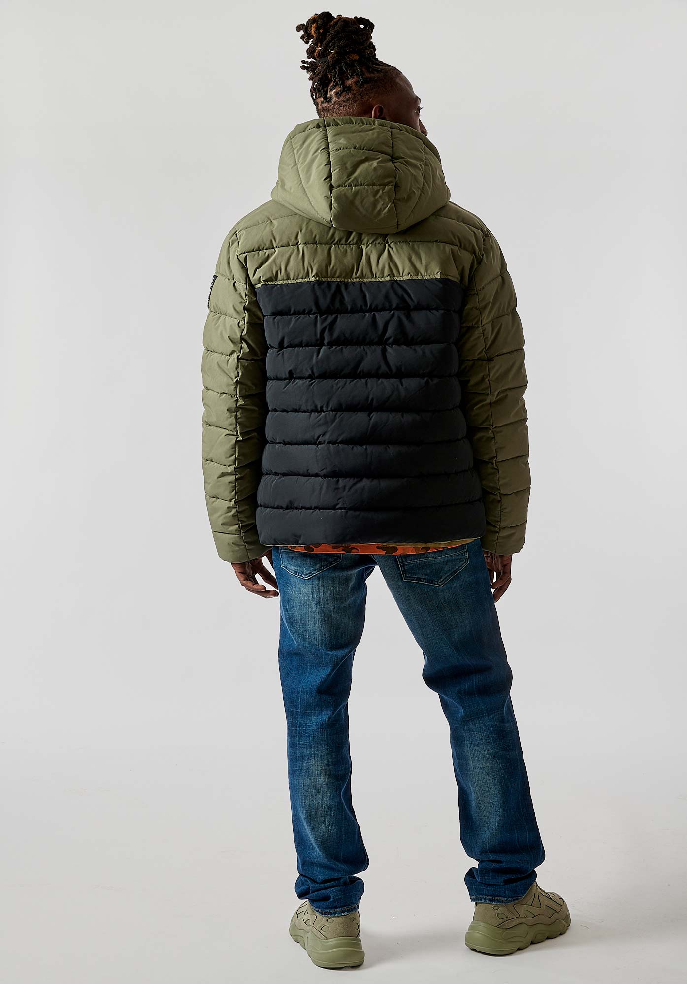 CODY   Doudoune kaki reversible Homme