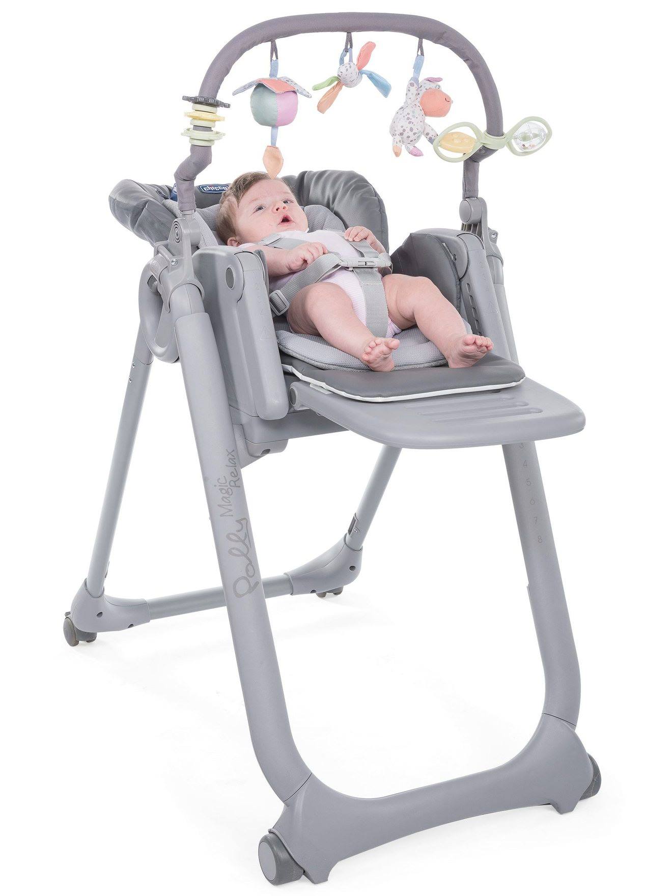 Chicco 2-in-1-Hochstuhl POLLY MAGIC RELAX CHICCO - grau