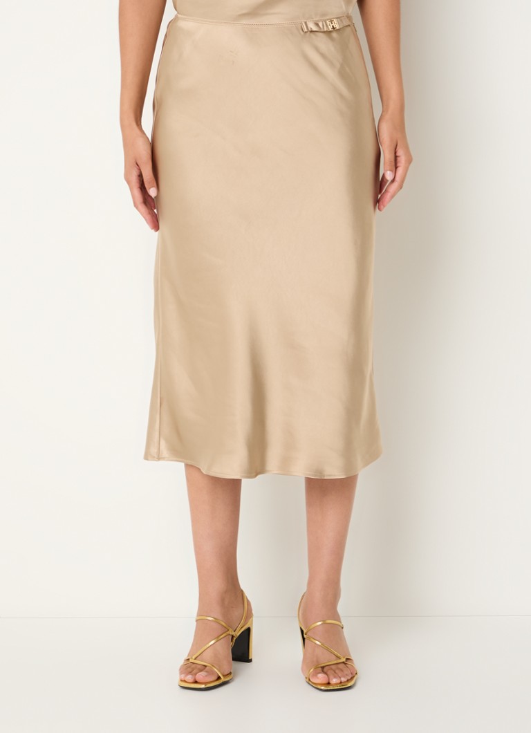 Fustă midi din satin Claire de la Fifth House