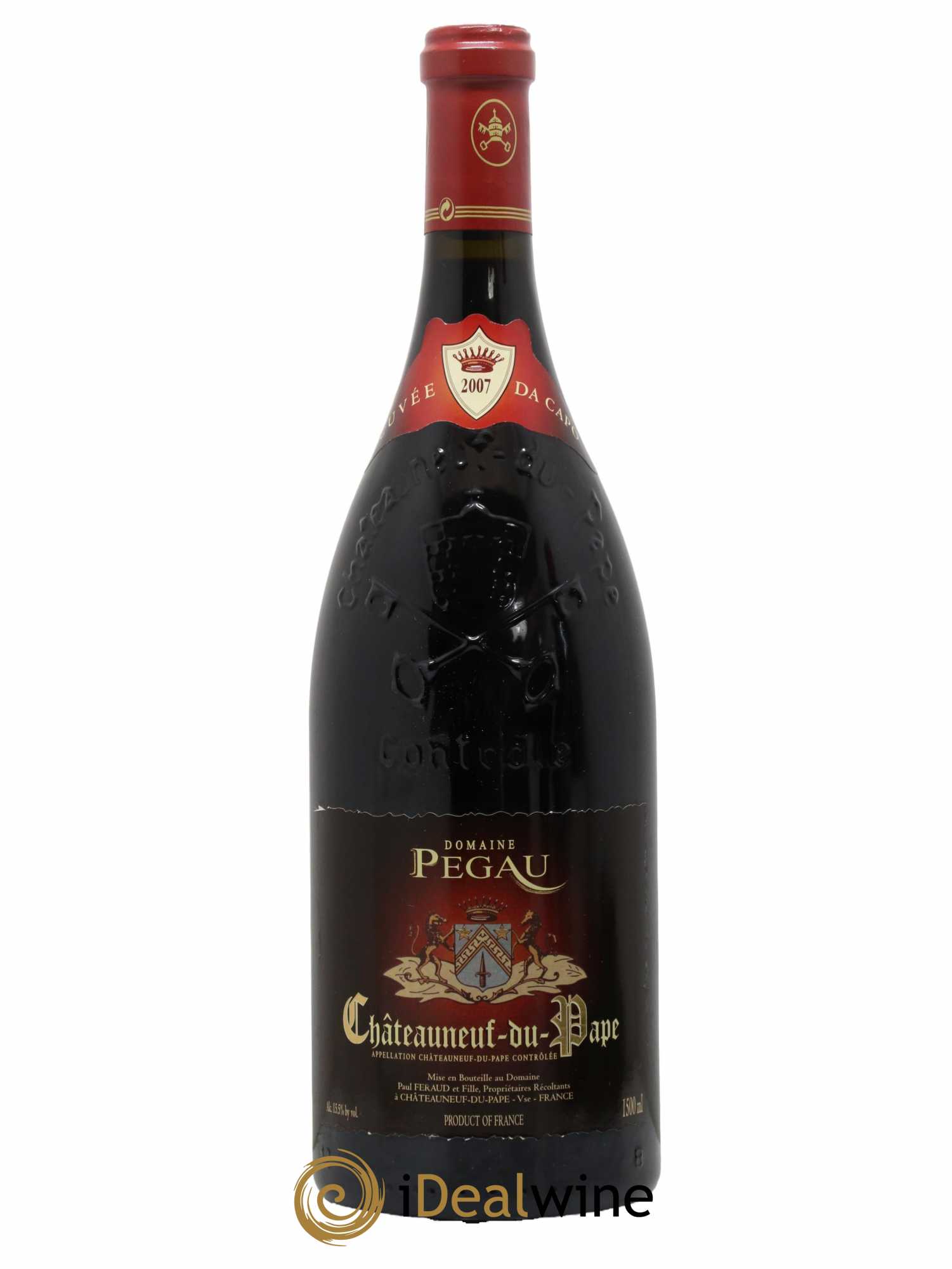 Châteauneuf-du-Pape Domaine du Pegaü Cuvée Da Capo Paul et Laurence Féraud  2007 - Lot de 1 Magnum