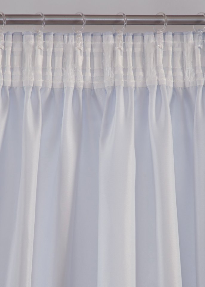 Vorhang mit recycelter Polyester mit winterlichem Druck (1er Pack)