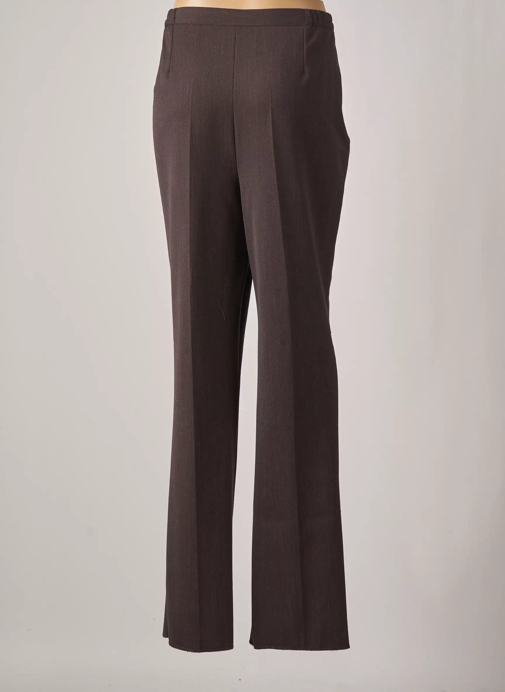 Gevana Pantalons Droits Femme couleur marron