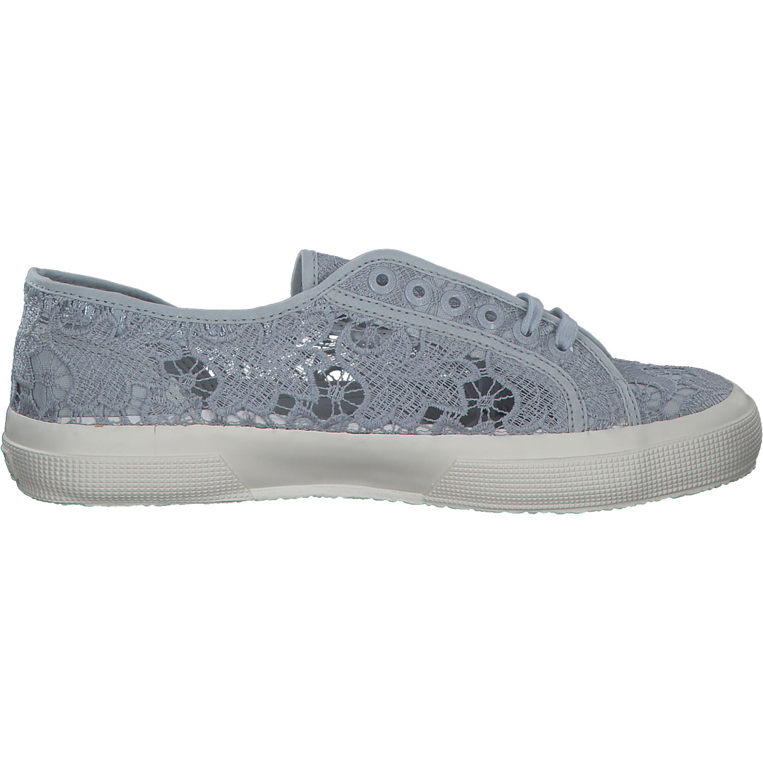 Superga 2750 Macrame S81219W, Sneakers Low, Damen, grey lilla avorio