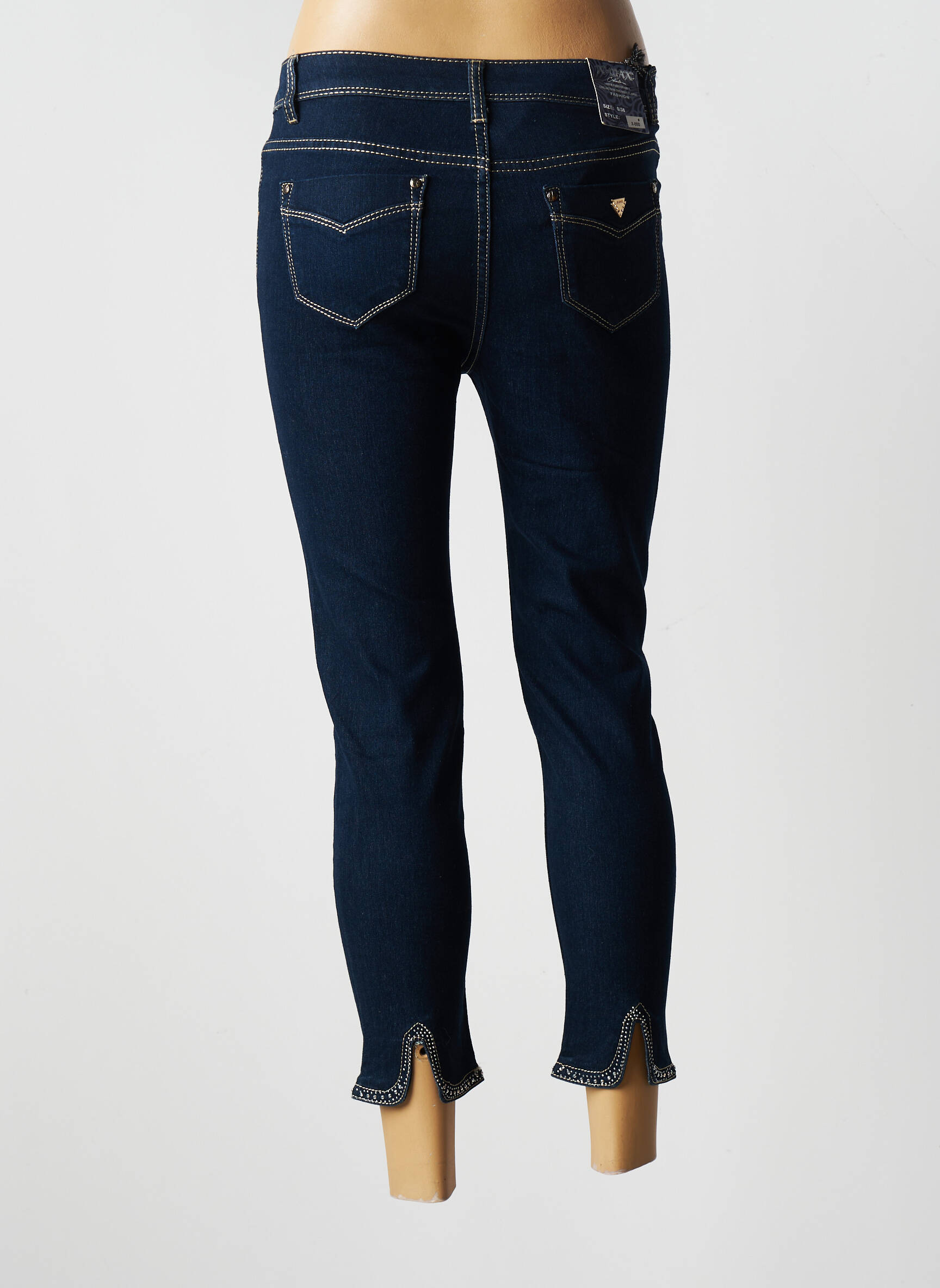X Max Jeans Coupe Slim Femme couleur bleu