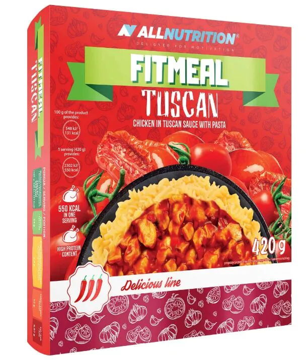 „Allnutrition Fitmeal Tuscan“ – paruoštas maistas 420 g
