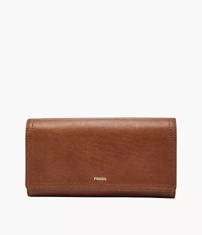 Fossil Flap Clutch Logan RFID