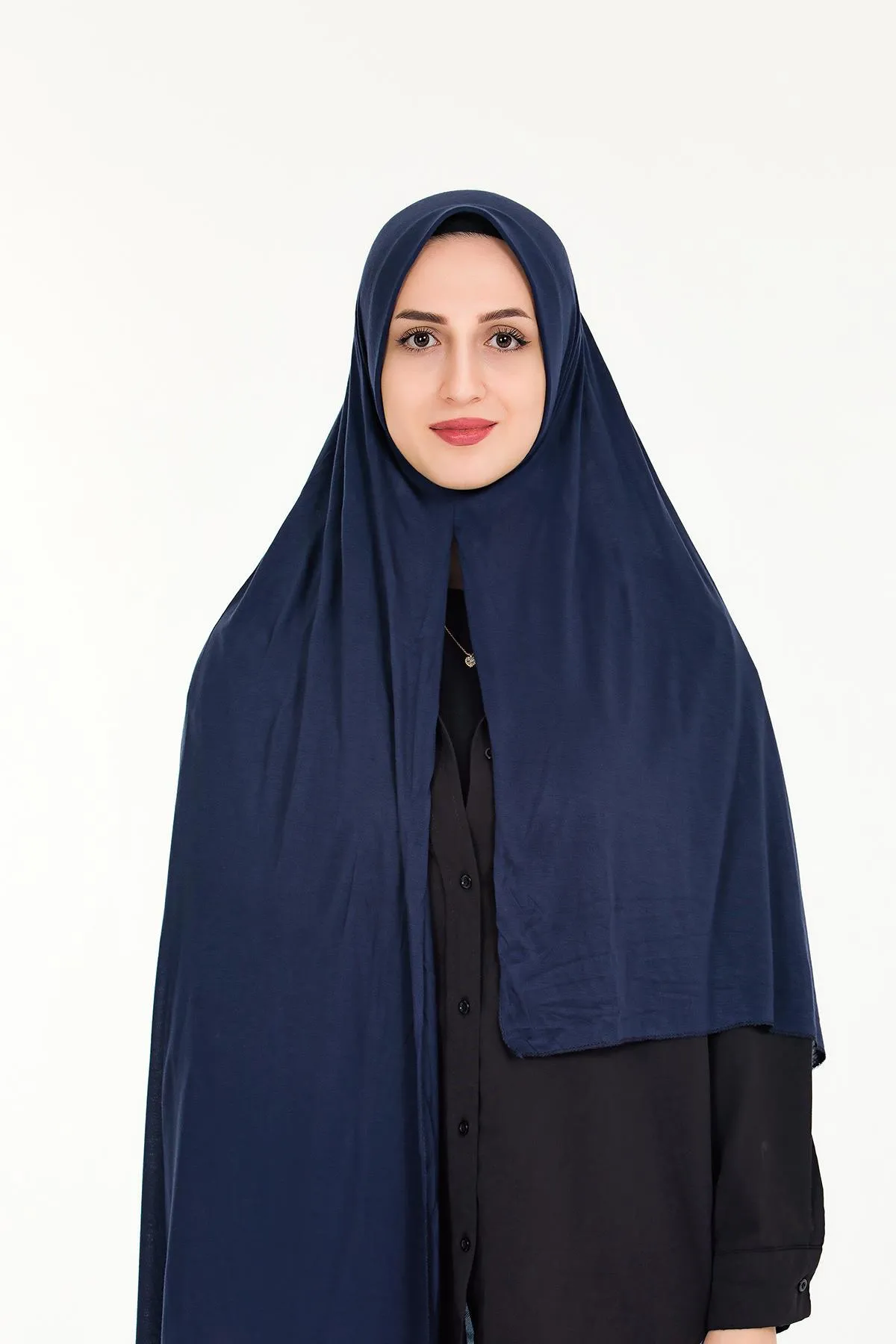 Sensu  Praktischer, aufsteckbarer Hijab-Schal aus gekämmter Baumwolle