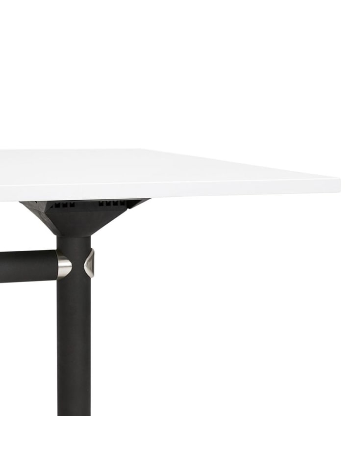 KADIMA DESIGN Schreibtisch faltbar 140x70 cm platzsparend, kleine Räume in Weiß günstig kaufen