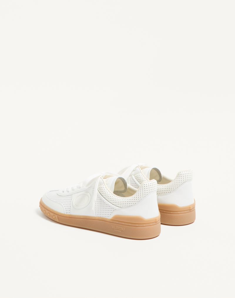 Baskets basses Upvillage en cuir nappa perforé