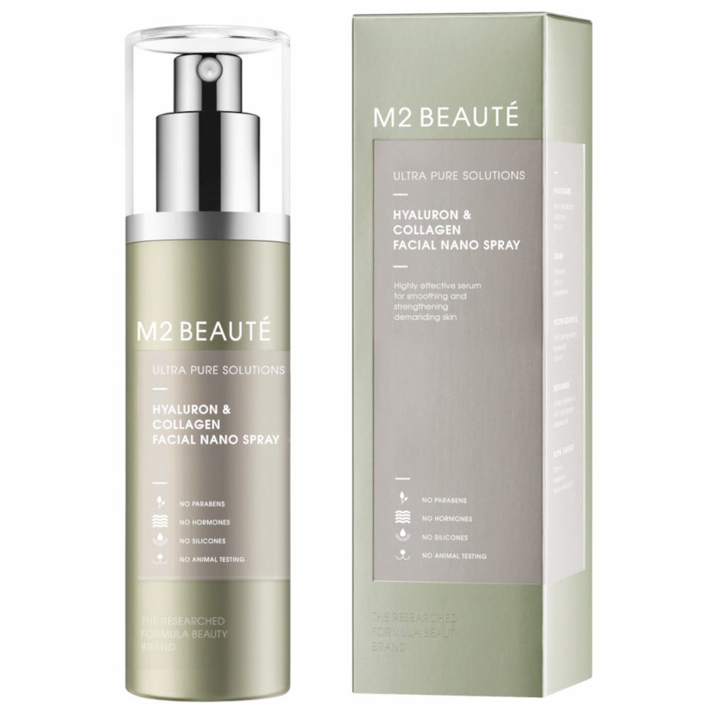 M2 Beauté Ultra Pure Solutions Hyaluron & Collagen Facial Nano Spray 75 ml