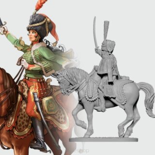 Victoria the French Hussar (28 mm)