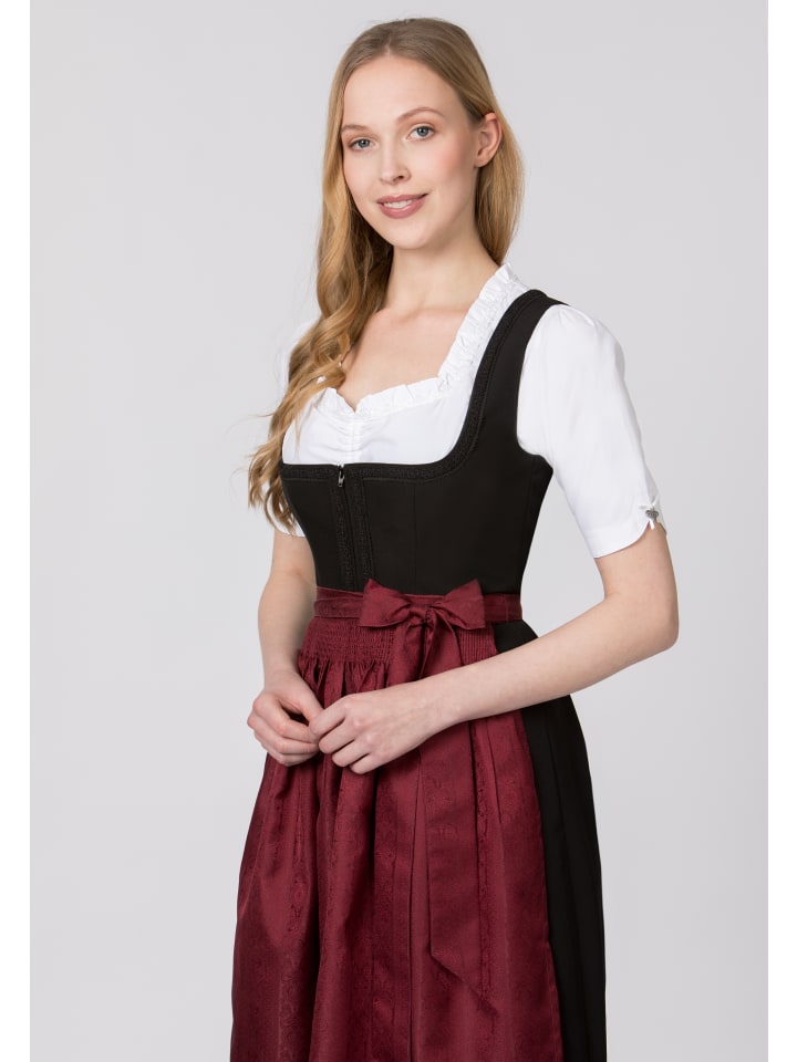 Stockerpoint Stockerpoint Dirndlschürze Corinna in dunkelrot günstig kaufen
