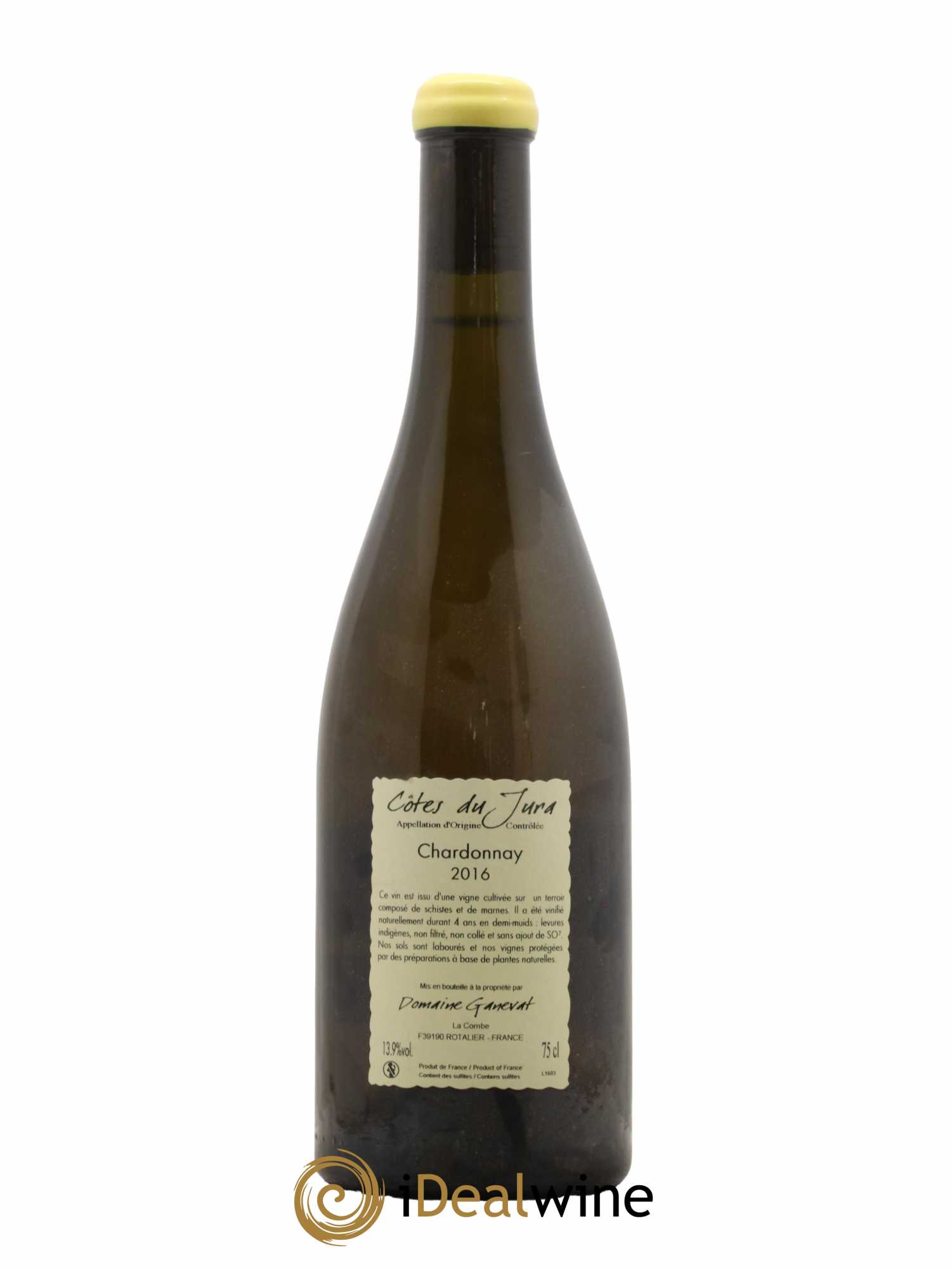 Côtes du Jura Grusse en Billat Jean-François Ganevat (Domaine)  2016 - Lot de 1 Bouteille