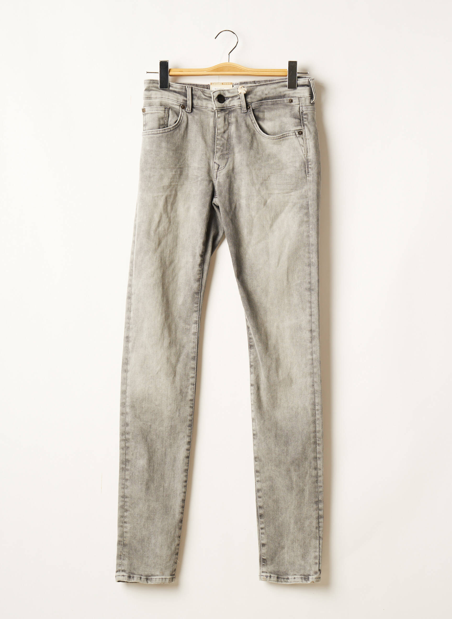 Petrol Industries Jeans Coupe Slim Femme couleur gris