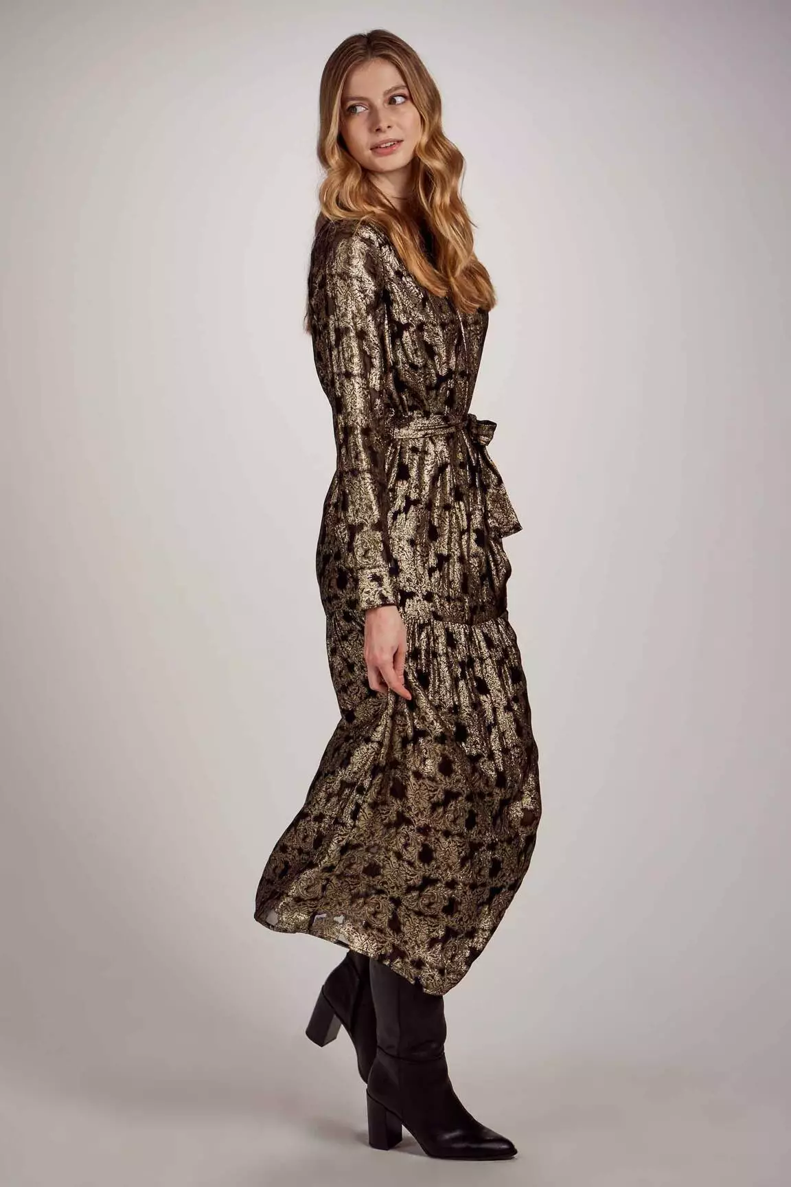 Ikks Robes Longues Femme couleur noir